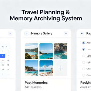 Travel Planning and Memory Archiving System