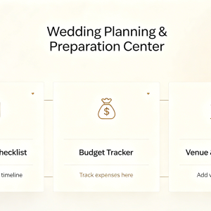 Wedding Planning and Preparation Center