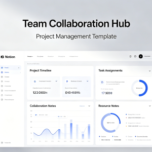 Team Collaboration and Project Management Center